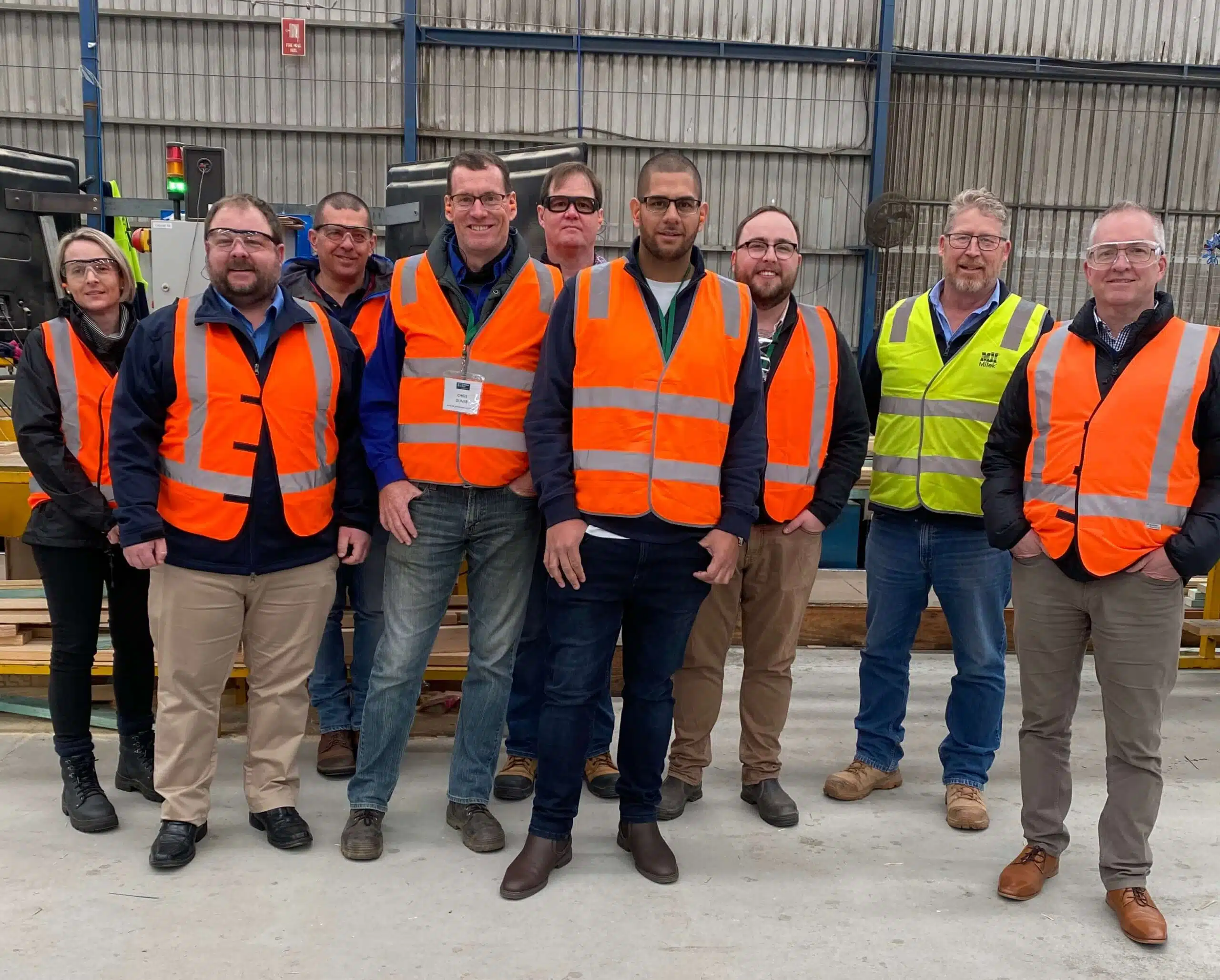 Participants on the 2022 Understanding Wood Science Course. (Photo Credit: Supplied)