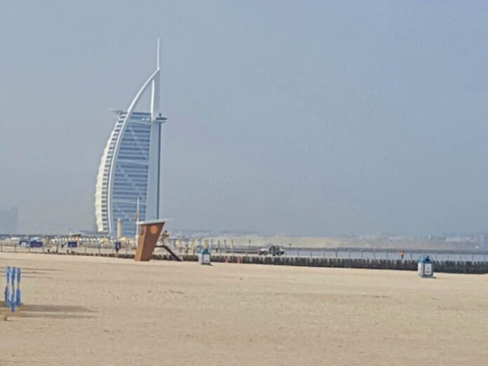 Hello World - Reconstituted hardwoods from New South Wales State Forests have been used in various projects - including Dubai's Lifeguard Beach Huts at Jumeirah Beach. (Photo Credit: Weathertex)