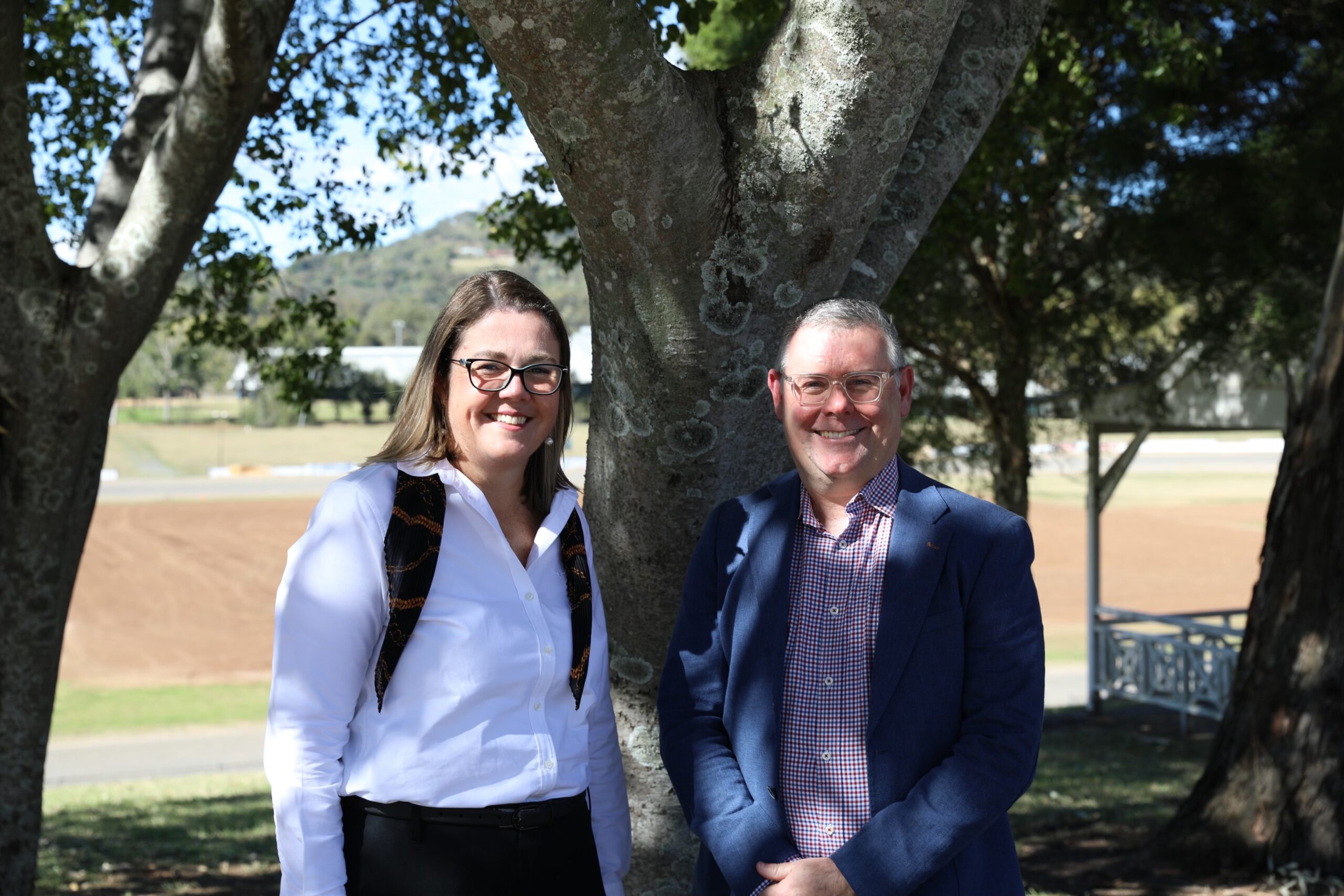 Senator Murray Watt (right), with Diana Hallam, CEO of the Australian Forest Products Association. Senator Watt served as Anthony Albanese's Agriculture, Fisheries and Forestry Minister before being appointed Minister for Industrial Relations and Emergency Management. Now serving as Minister for Environment and Water Management, Watt takes over the crucial portfolio from Tanya Plibersek who has now moved to Social Services. (Photo Credit: Supplied)