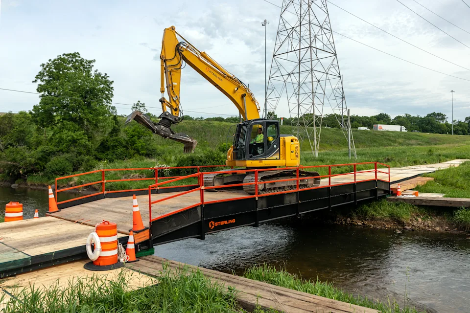 A TerraCross bridge was recently deployed at Pine Meadows Reserve a 240-acre community planned for 538 single family and townhouse homesites. (Photo Credit: Supplied)