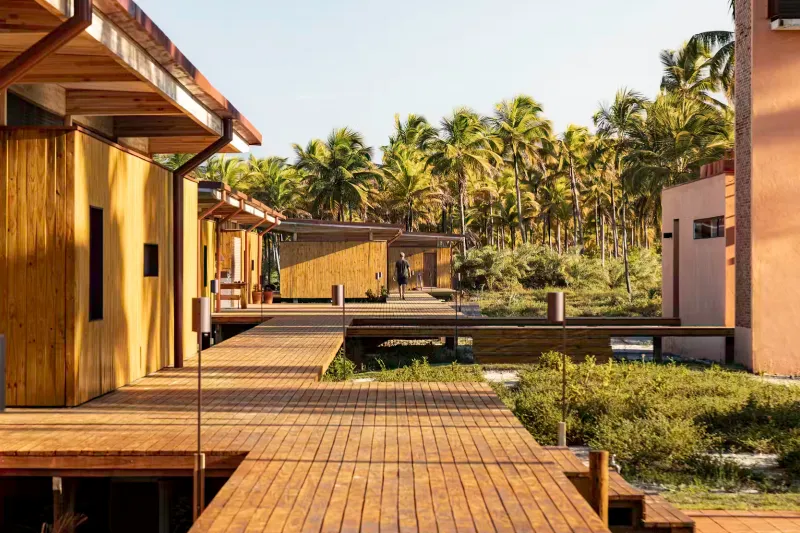 Modular BV and Crosslam turn plantation eucalyptus into GLT and CLT prefab modules that speed construction, cut waste and localise supply chains.